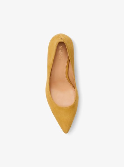 Alina Flex Suede Pump in CHARTREUSE | Michael Kors