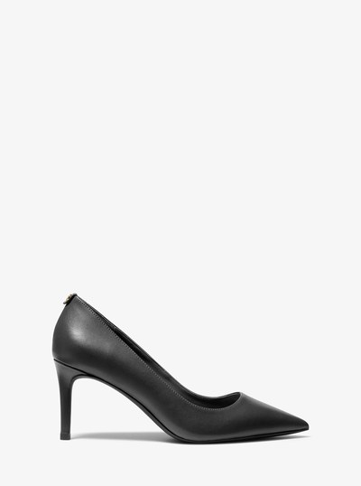 Alina Flex Leather Pump in BLACK | Michael Kors