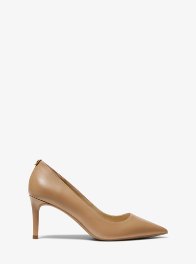 Alina Flex Leather Pump in CASHEW | Michael Kors