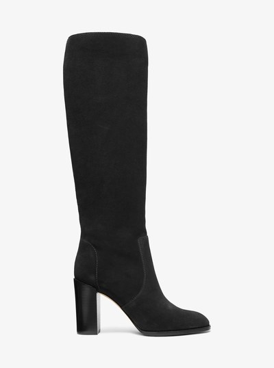 Luella Suede Boot in BLACK | Michael Kors