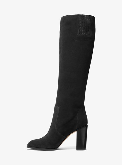 Luella Suede Boot in BLACK | Michael Kors
