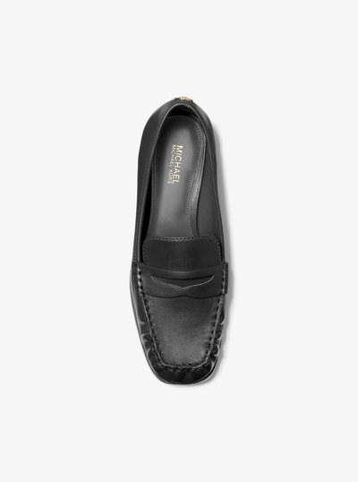 Carlson Leather Loafer in BLACK | Michael Kors