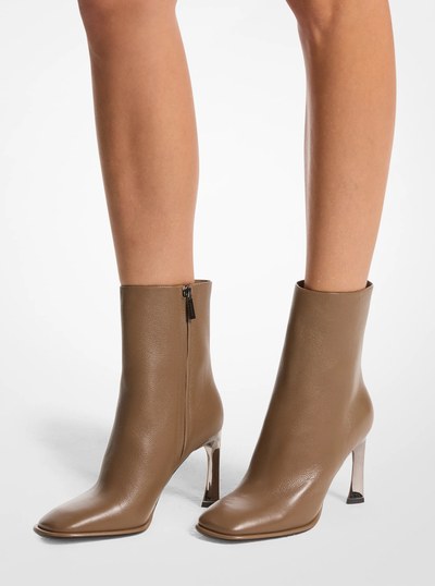 Kelsea Leather Boot in DRIFTWOOD | Michael Kors