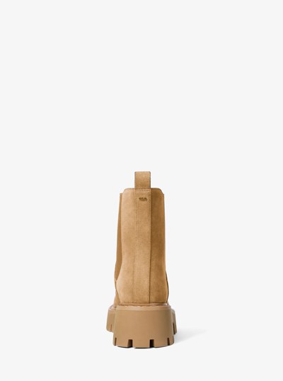 Asher Suede Lug Boot in BURNT KHAKI | Michael Kors