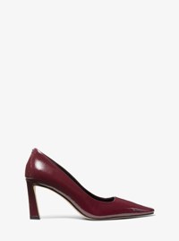 Escarpin Darrah en cuir verni craquel&eacute;