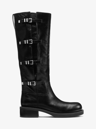 Darrington Leather Boot in BLACK | Michael Kors