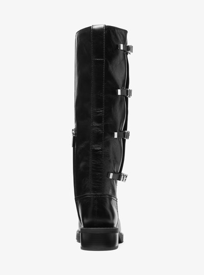 Darrington Leather Boot in BLACK | Michael Kors