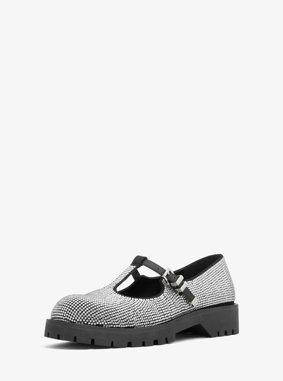 Darrington Embellished Mary Jane Loafer in BLACK | Michael Kors