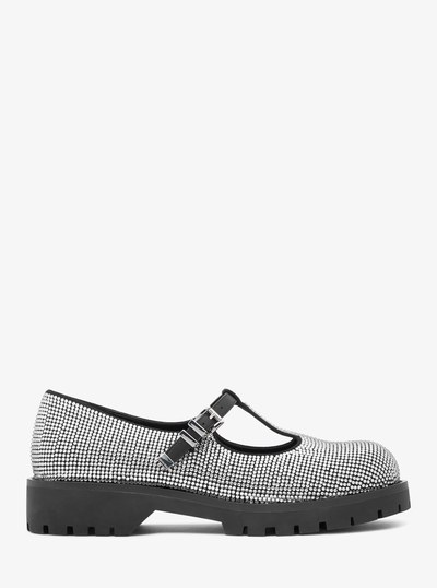 Darrington Embellished Mary Jane Loafer in BLACK | Michael Kors