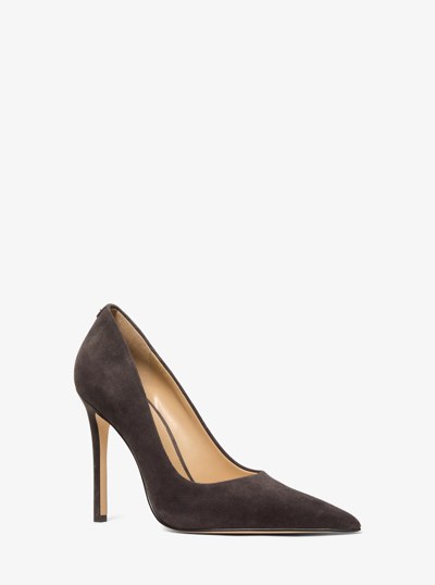 Elyse Suede Pump in CHOCOLATE | Michael Kors
