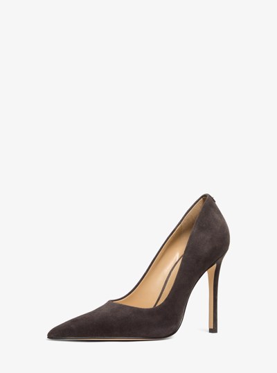 Elyse Suede Pump in CHOCOLATE | Michael Kors