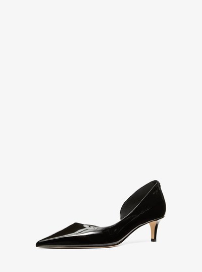 Elyse Patent Leather Pump in BLACK | Michael Kors