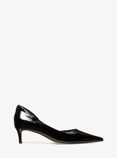 Elyse Patent Leather Pump in BLACK | Michael Kors