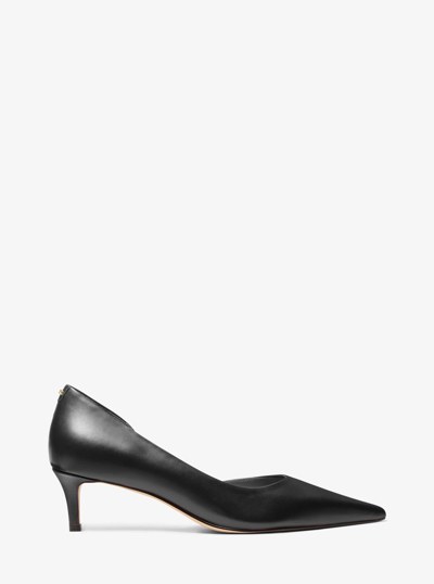 Elyse Leather Pump in BLACK | Michael Kors