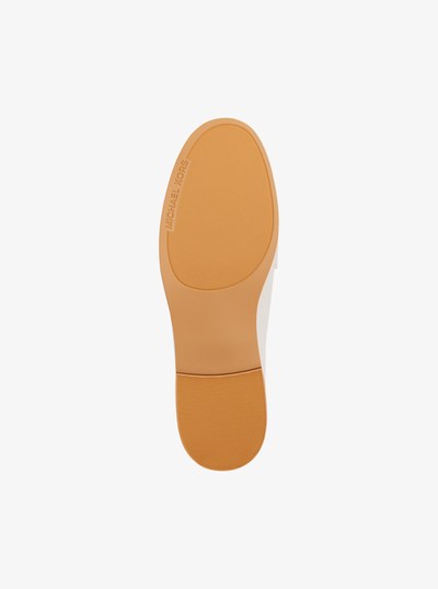 Lex Leather and Signature Logo Loafer in VANILLA | Michael Kors