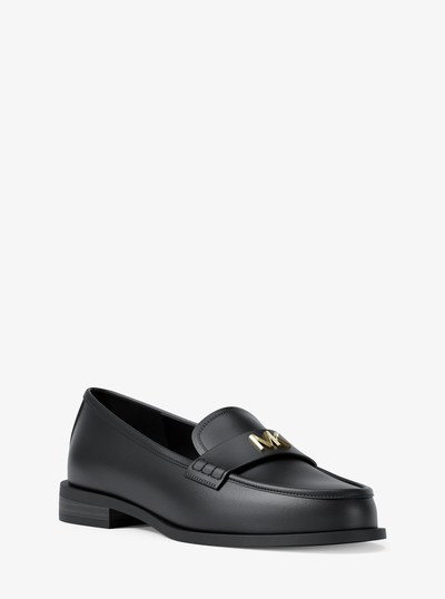 Lex Leather Loafer in BLACK | Michael Kors