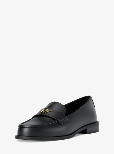 Lex Leather Loafer in BLACK | Michael Kors