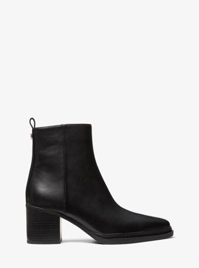 Lex Leather Boot in BLACK | Michael Kors