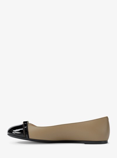 Mandy Leather Moccasin in HUSK | Michael Kors