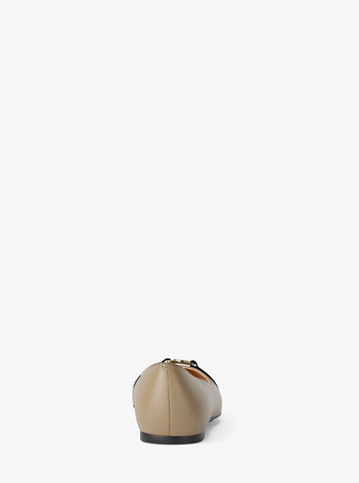 Mandy Leather Moccasin in HUSK | Michael Kors
