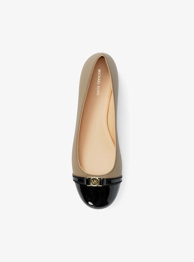 Mandy Leather Moccasin in HUSK | Michael Kors