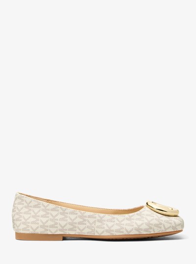 Milan Suede Ballet Flat in VANILLA | Michael Kors