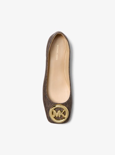 Milan Suede Ballet Flat in BROWN | Michael Kors