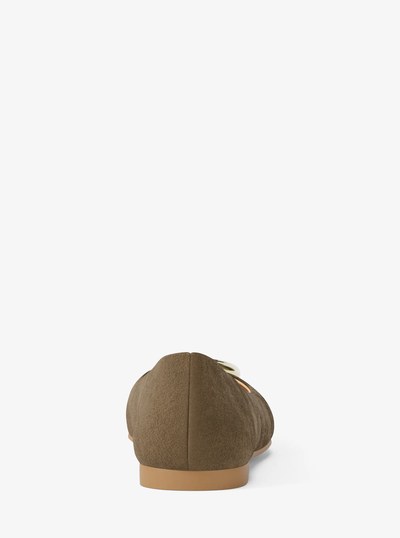 Milan Suede Ballet Flat in HUSK | Michael Kors
