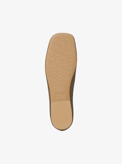 Milan Suede Ballet Flat in HUSK | Michael Kors