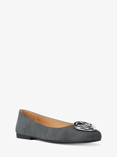 Milan Suede Ballet Flat in STORM | Michael Kors