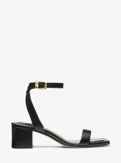 Sandale Merriam en cuir in NOIR | Michael Kors