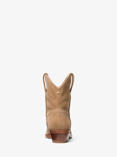 Noemie Leather Boot in HUSK | Michael Kors