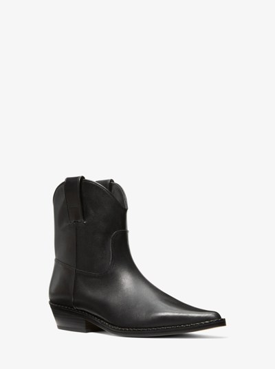 Botte Noemie en cuir in NOIR | Michael Kors