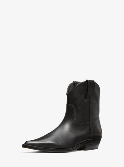 Botte Noemie en cuir in NOIR | Michael Kors