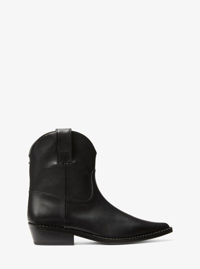 Botte Noemie en cuir in NOIR | Michael Kors
