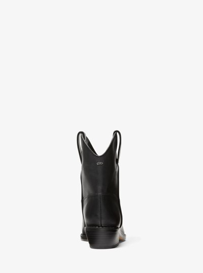 Botte Noemie en cuir in NOIR | Michael Kors