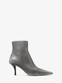 Bottillon Selina en cuir bruni