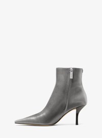 Bottillon Selina en cuir bruni