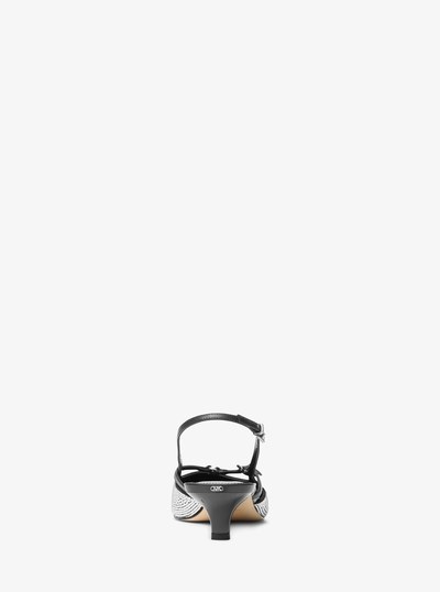 Selina Embellished Slingback Pump in BLACK | Michael Kors