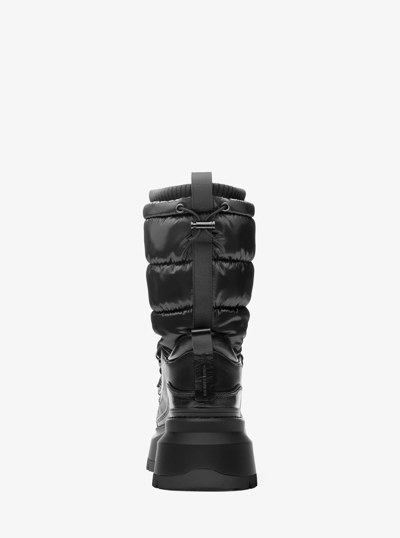 Shiloh Mixed-Media Boot in BLACK | Michael Kors