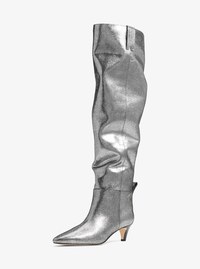 Botte Daniela en cuir m&eacute;tallis&eacute;