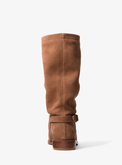 Harleigh Suede Boot in LUGGAGE | Michael Kors