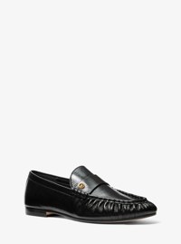 Jennings Crinkled Leather Loafer 
