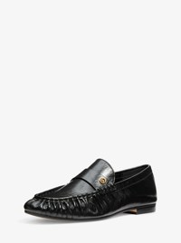 Jennings Crinkled Leather Loafer 
