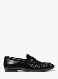 Jennings Crinkled Leather Loafer 