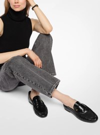Jennings Crinkled Leather Loafer 
