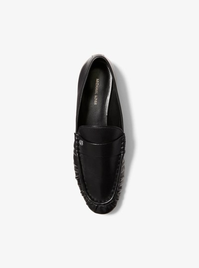 Jennings Leather Loafer  in BLACK | Michael Kors