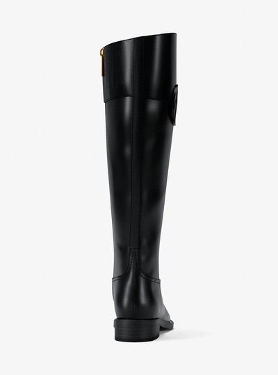 Kimmee Leather Boot in BLACK | Michael Kors
