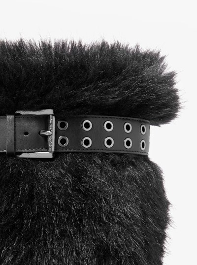 Starling Faux Fur Puffer Boot in BLACK | Michael Kors