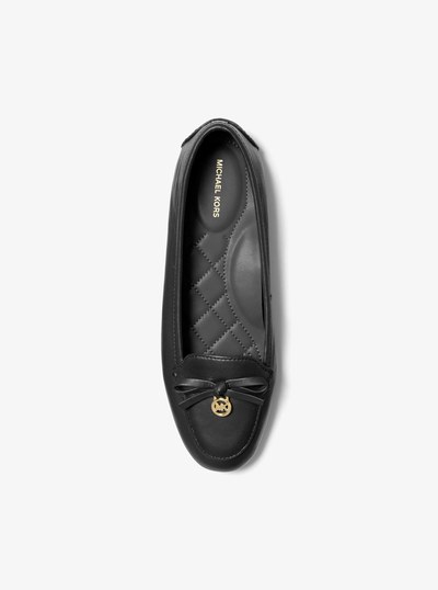 Wendy Leather Moccasin in BLACK | Michael Kors